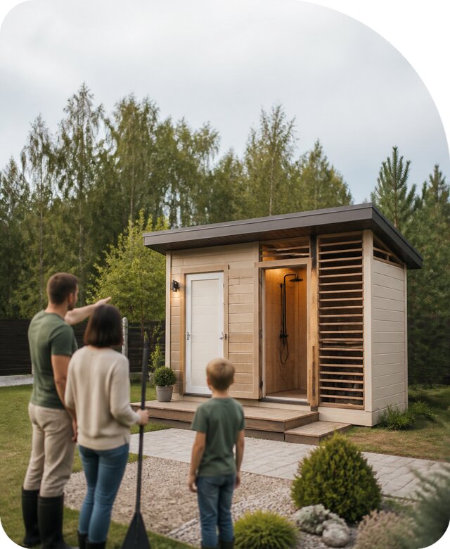 Хозблок с душем в Туймазы по цене от 254750 р. | РадиДОМА-Тмз